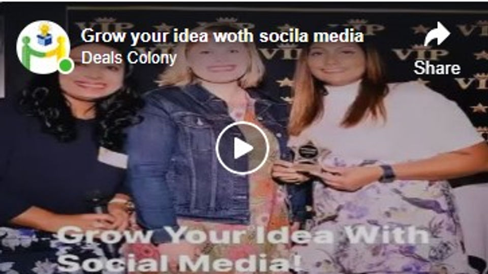 Grow your idea with socila media